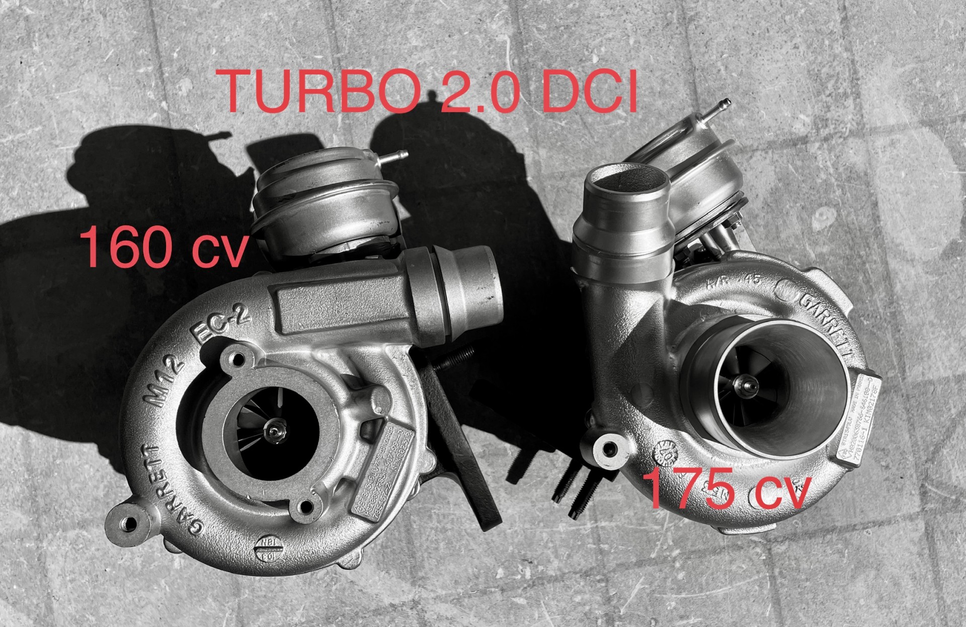 Turbo 2.0 DCI 160 & 2.0 DCI 175